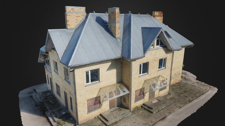 Abandoned Club House 3D Model