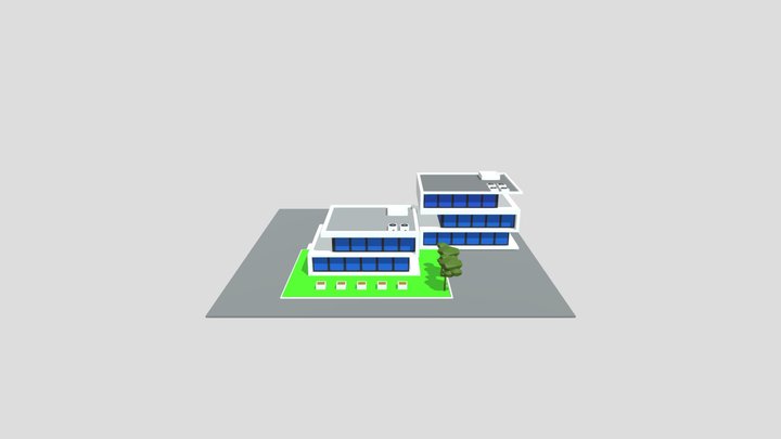 Casa Futuristica 3D Model