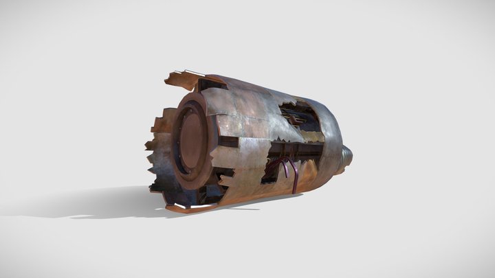 Thruster wreckage 3D Model