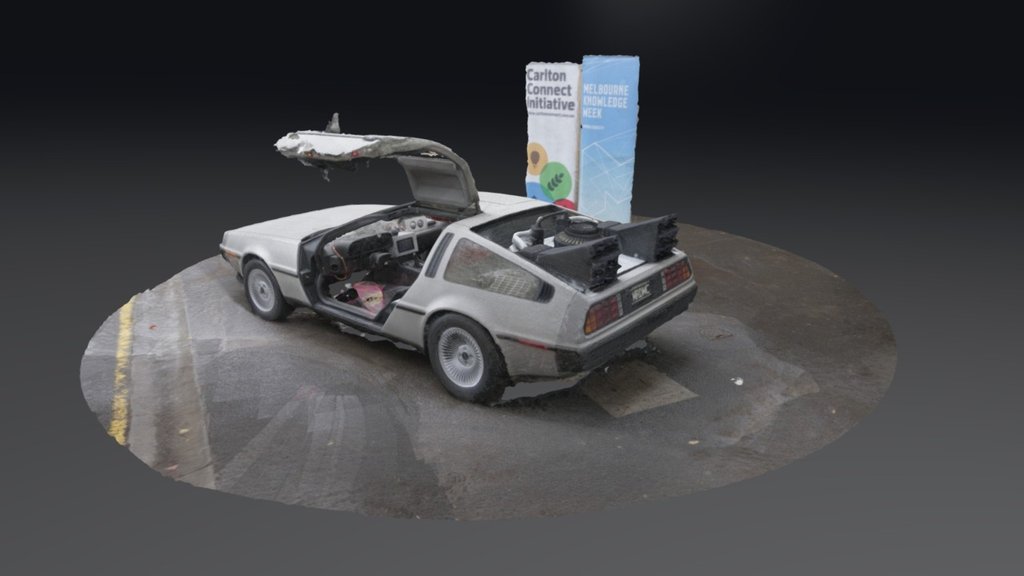 DeLorean test (21-10-2015) - 3D model by UoM Digitisation Centre ...