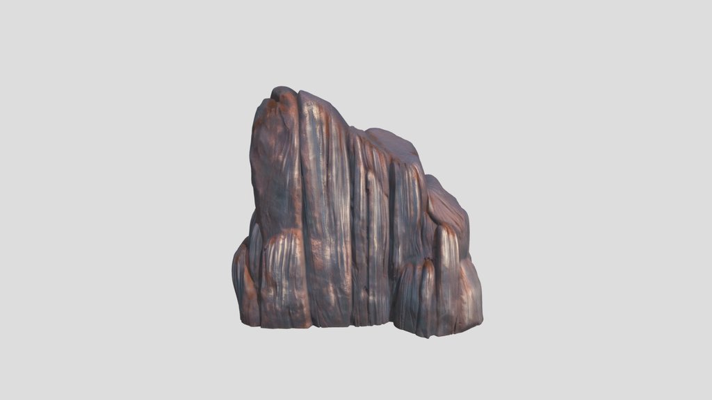 Fluted Granite Monolith