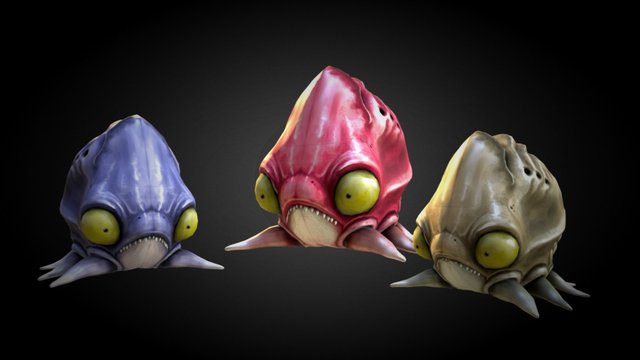 Blargsquids 3D Model