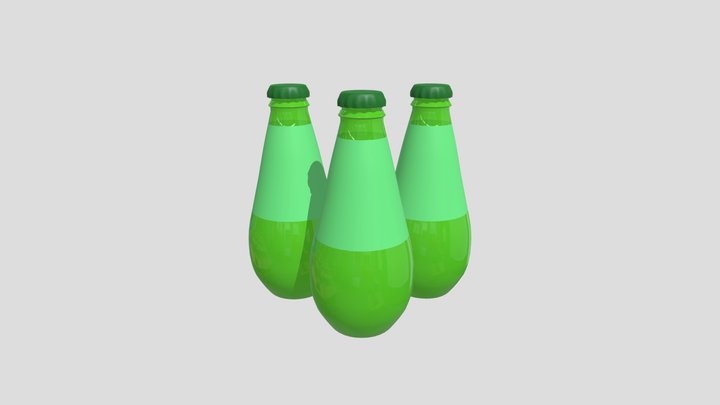 Soda Bottle 3D Model