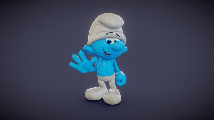 Smurf 3D Model