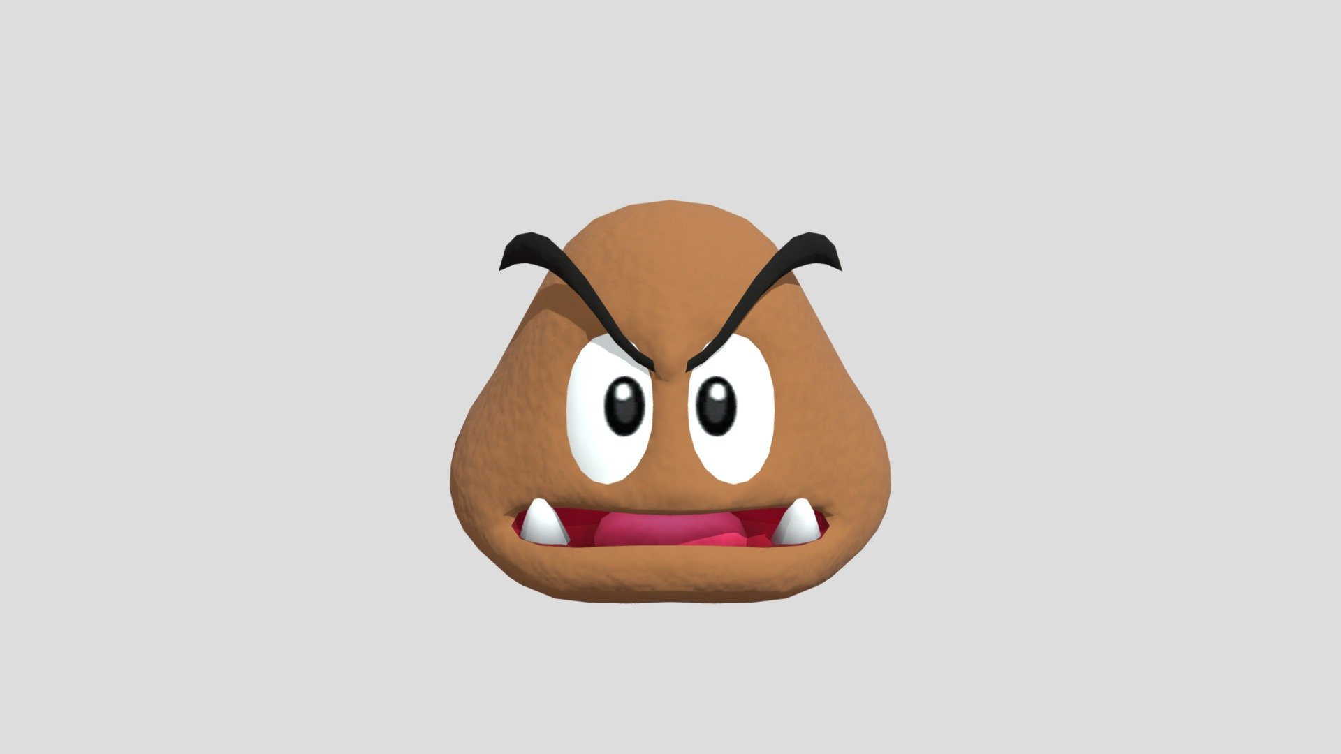 Wii U - Super Mario 3D World - Goomba Mask - Download Free 3D model by ...