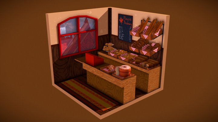 maple bakery 3D Model