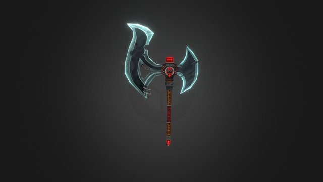 Obsidian Axe 3D Model