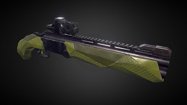 SCS 8 12 Ga. Arm Knight 3D Model