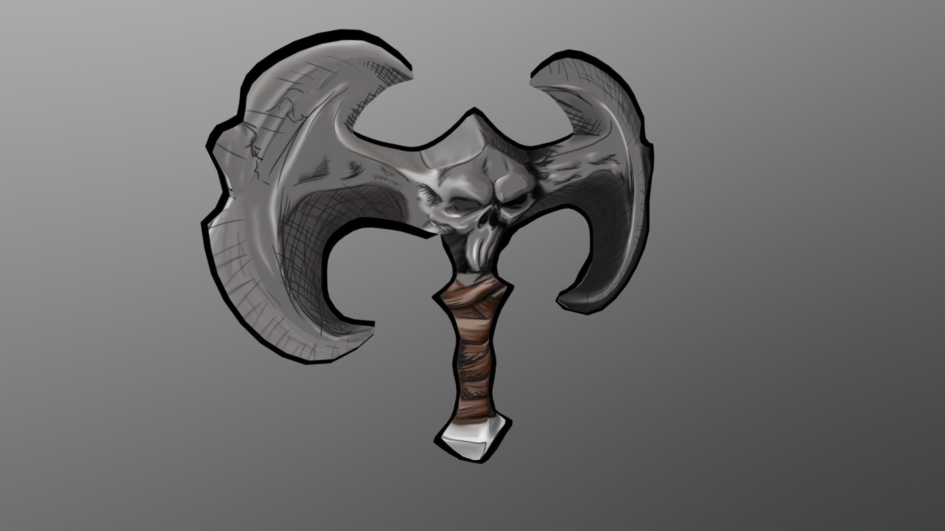 Stylized Hand Axe