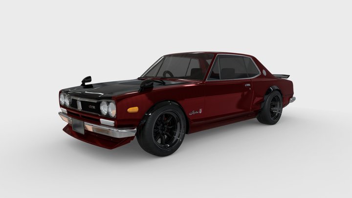 Nissan 2000 GTR 3D Model