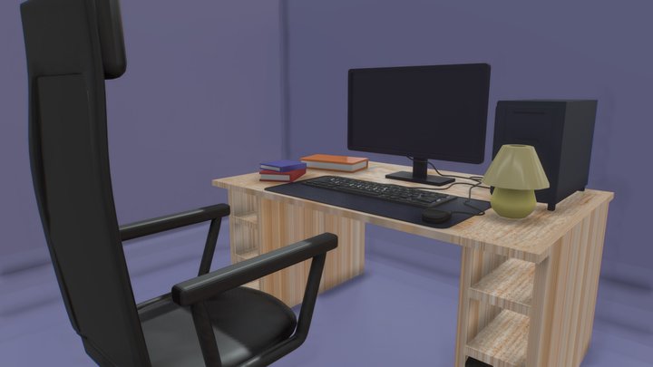 Working Space 3D Model
