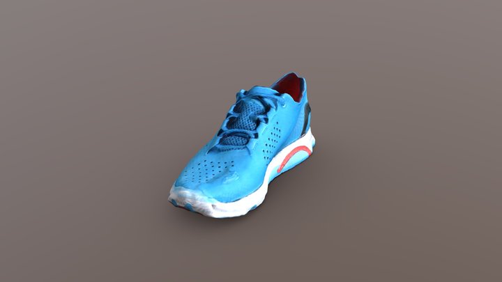 Blue Shoe 3D Model