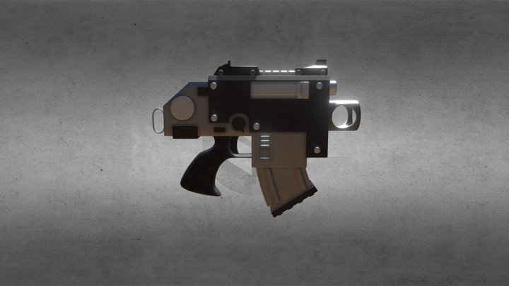 W40K Bolt Pistol "Dark Forge" 3D Model
