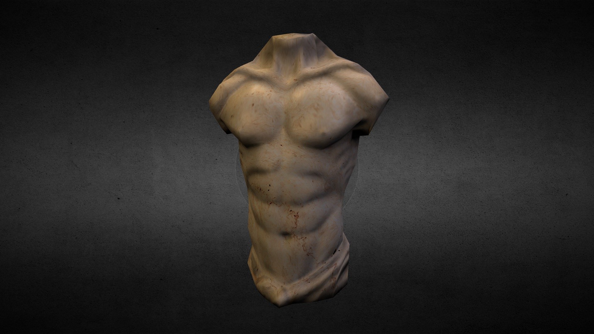 Male Torso [Low Poly] - 3D model by KJG [bc6c774] - Sketchfab