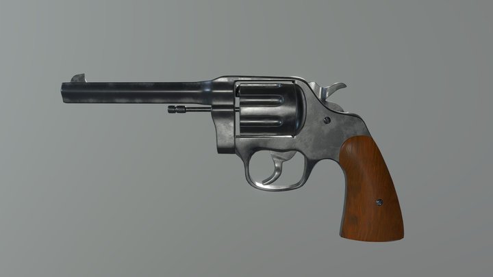 Револьвер 3D Model