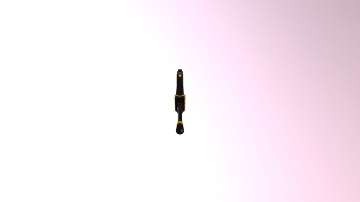 YELLO Assault Rifle 3D Model