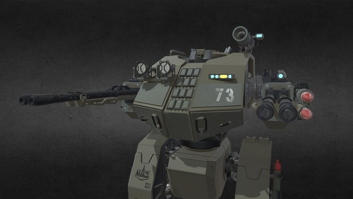 Mech_PVO 3D Model