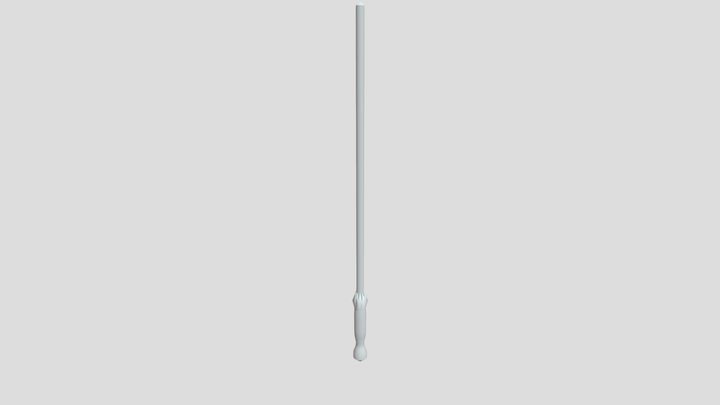 Lightsaber not painted! 3D Model