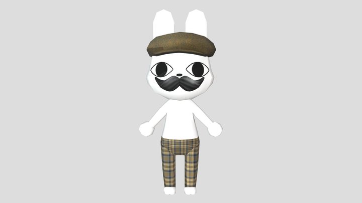 Animal Hospital Barney (rigged) 3D Model