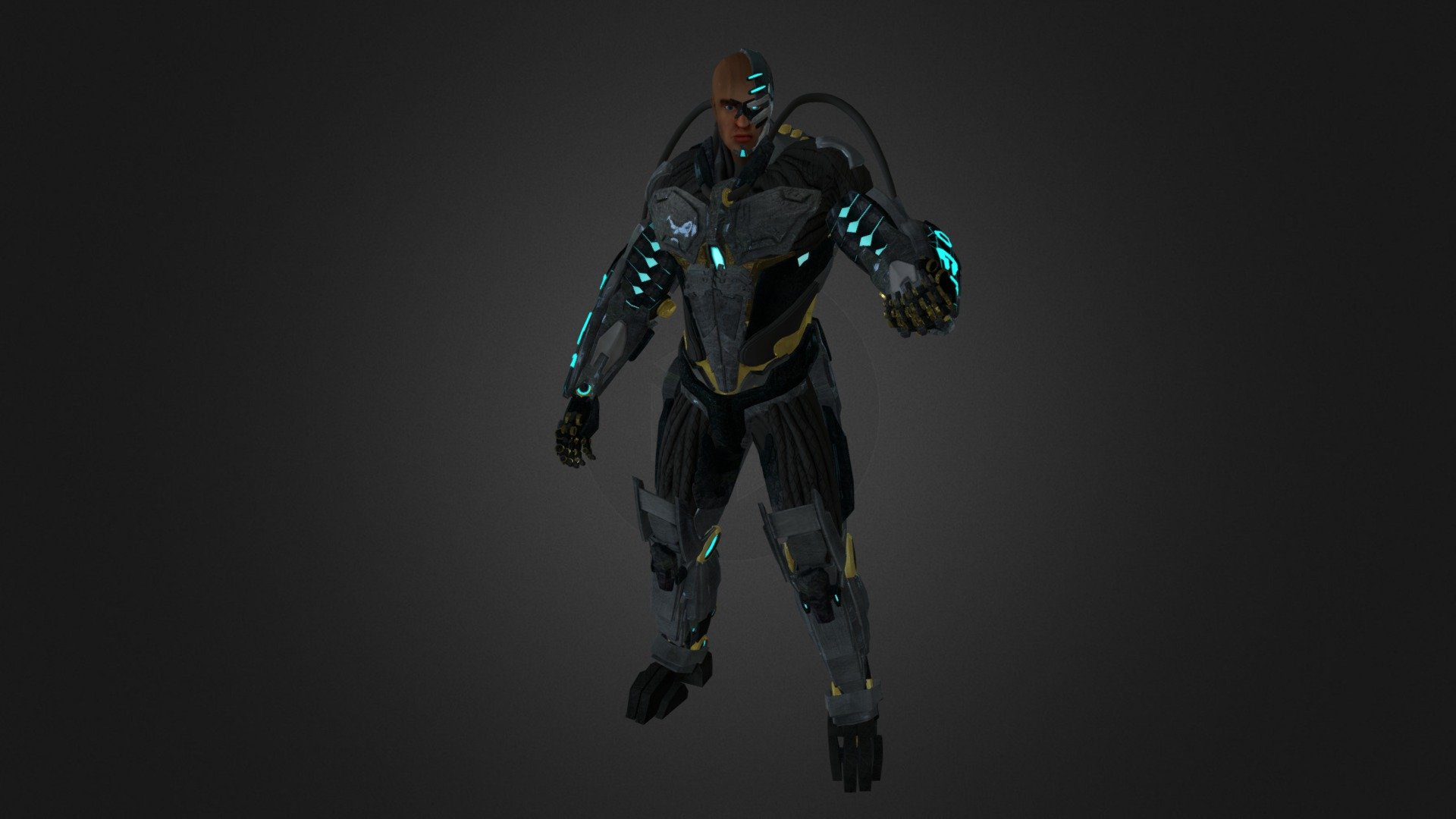 Cyborg - 3D model by Justin (@Inje01mi) [bc6fb43] - Sketchfab