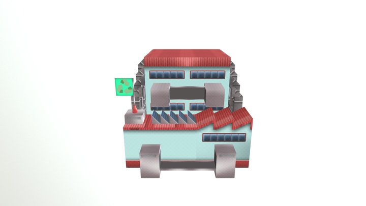 Model Recycling Station 02 3D Model