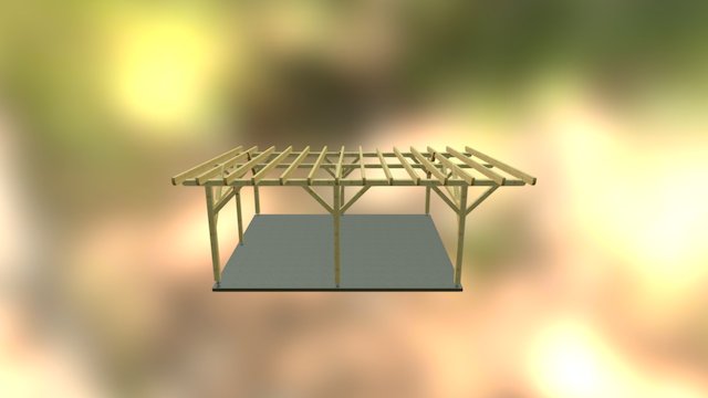 Garázs 3D Abbund 3D Model