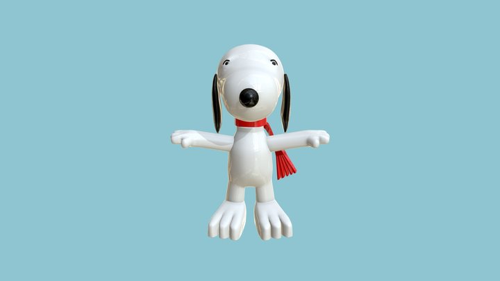Snoopy Toy 3D Model
