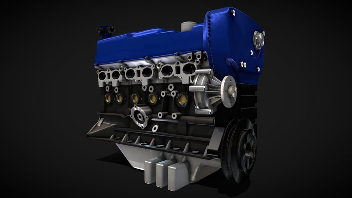 Engine RB26DET 3D Model