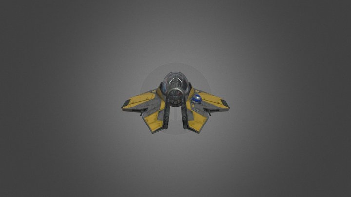 Anakin Skywalker eta-2 actis interceptor – Free 3D Model STL