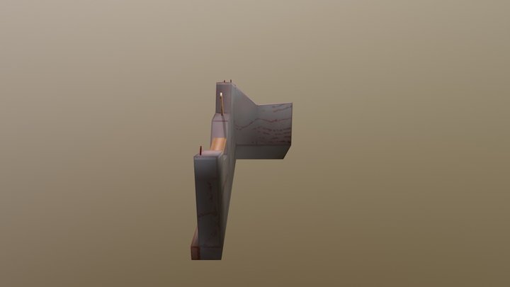 Vestígio De Construção 3D Model