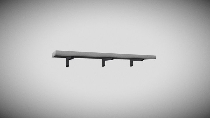 PSX Wall Shelf 3D Model