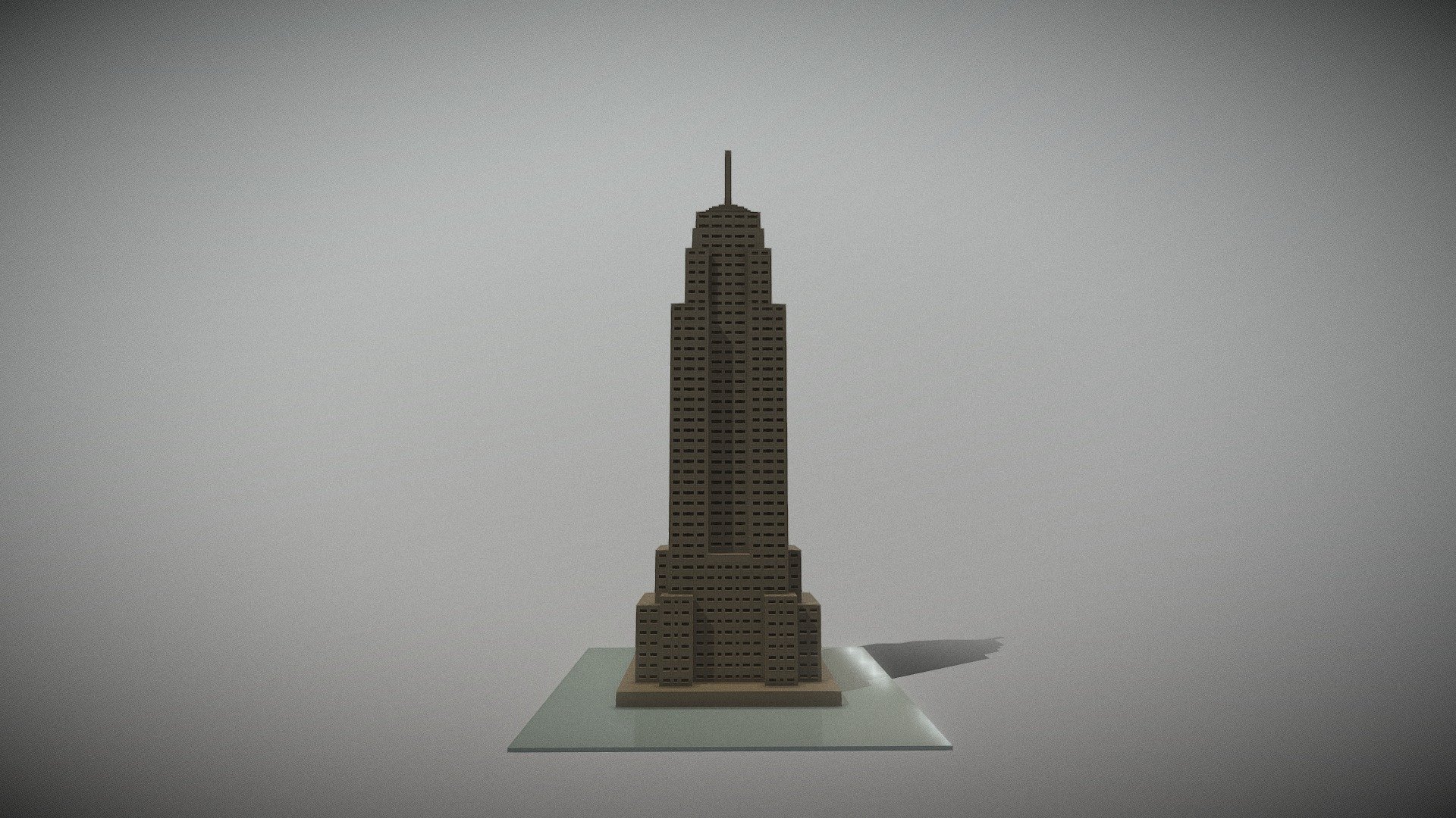 empire state building - 3D model by rutekkr [bc7526d] - Sketchfab