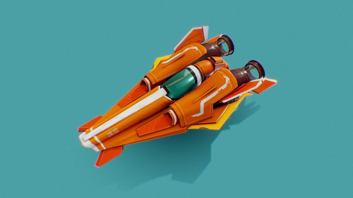 Spaceship 01 3D Model
