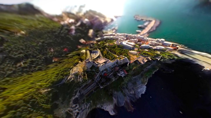 ITALY MOUNTAIN CASTLE LANDSCAPE
