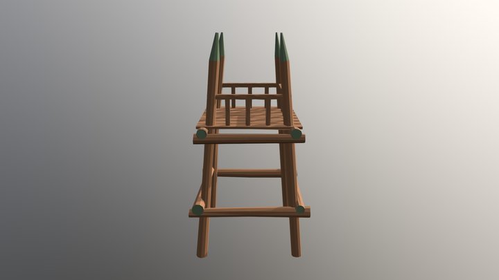 Low Poly Tower 3D Model