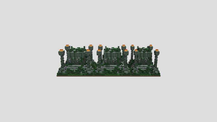 Jungle Temple 3D Model