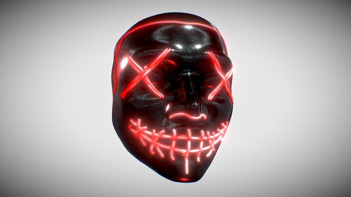 Horror Mask 3D Model