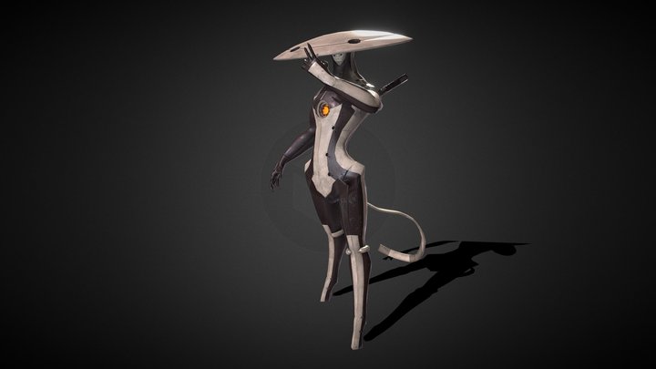 Humanoid Mecha Type B 3D Model