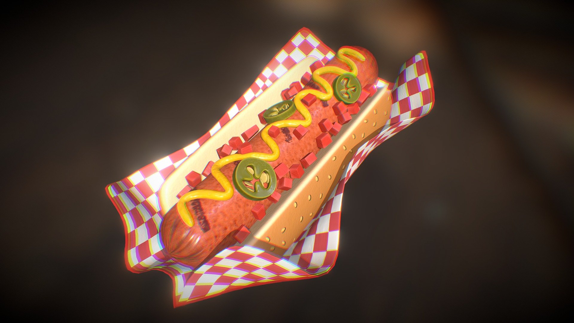 hotdog - 3D model by Andoro (@andoro3d) [bc76a85] - Sketchfab