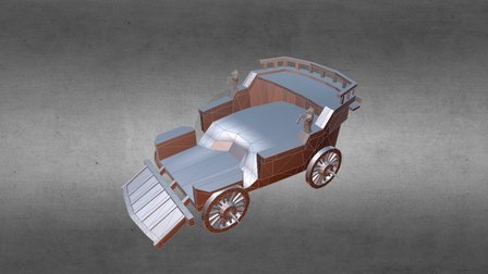 Assassins Creed Carriage 3D Model