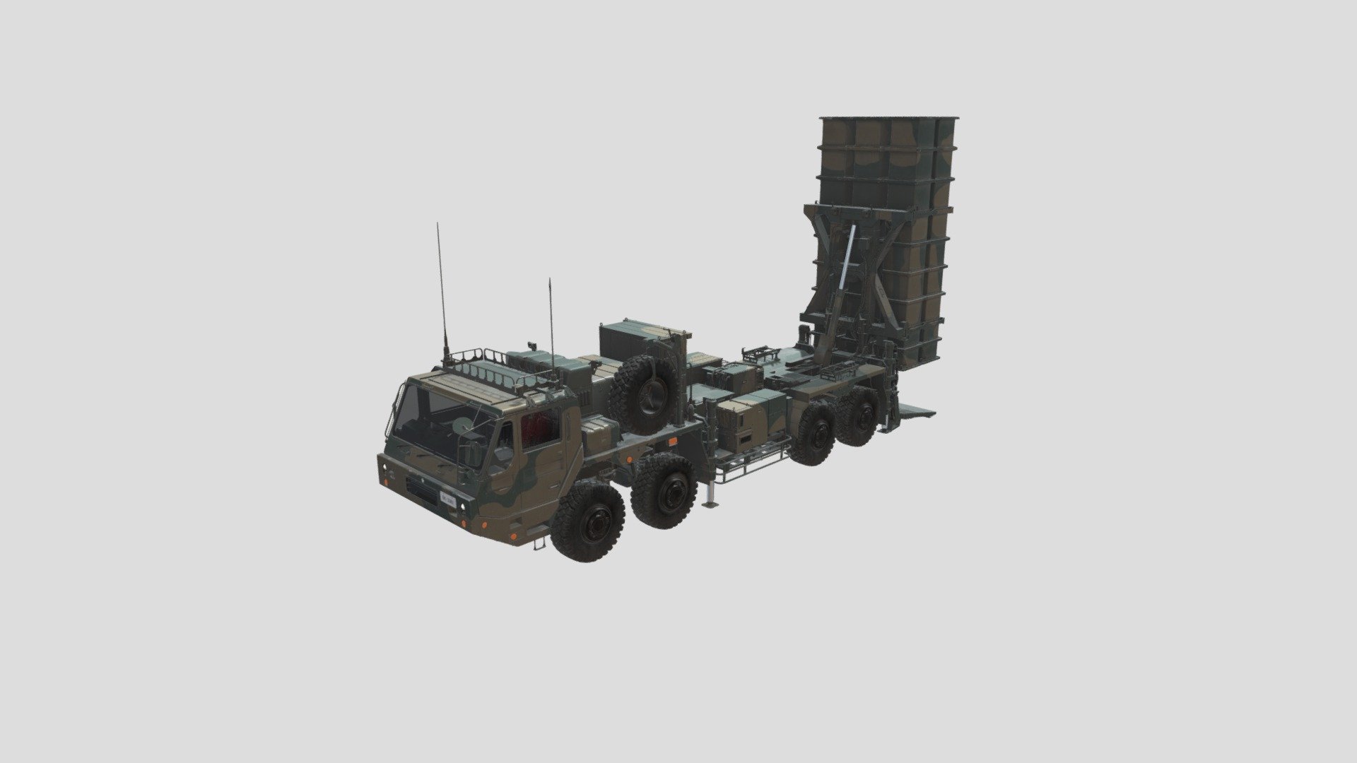 Type-03 Chu-SAM Air Defense System - 3D model by timonfreud [bc775a0 ...