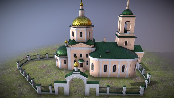 Church of Great Martyr Barbara (Nizhny Novgorod) 3D Model