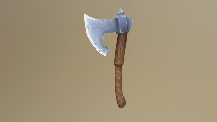 Axe- Low poly 3D Model