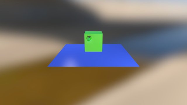 Box Hole 3D Model