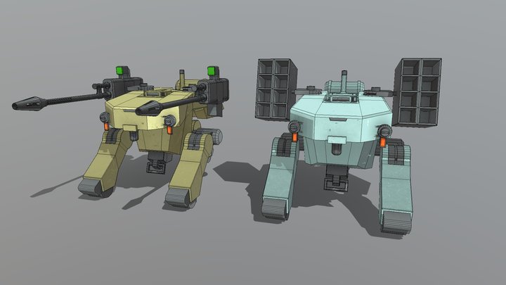 Mobile Worker Tekkadan TK-53 3D Model
