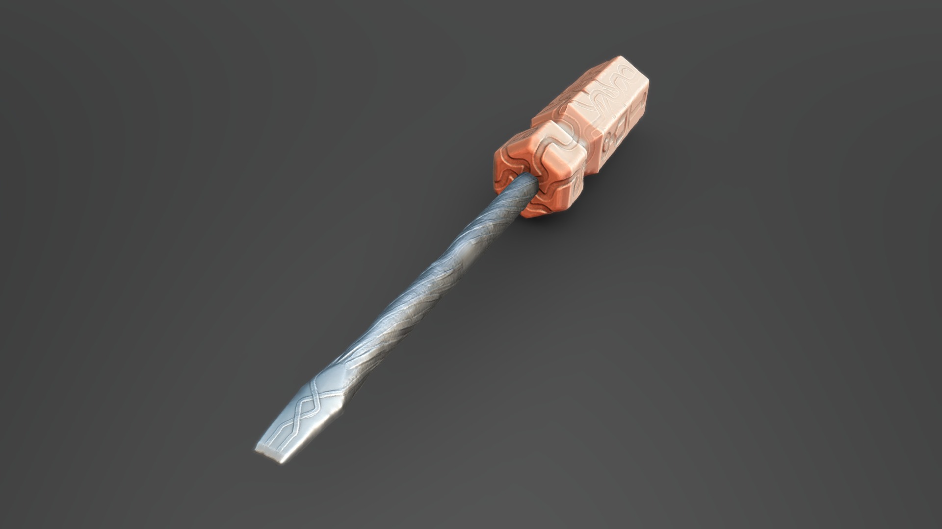 3D model Sculpt January 2020 Jan 20 – Tool - This is a 3D model of the Sculpt January 2020 Jan 20 - Tool. The 3D model is about a close-up of a syringe.