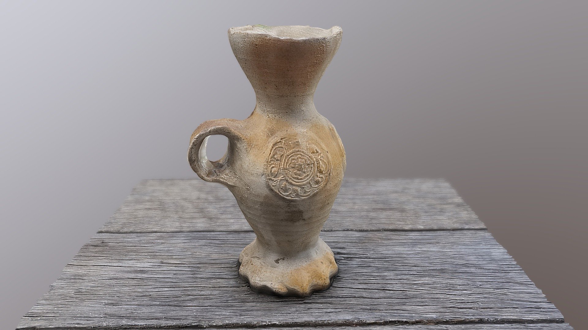 Old Stoneware cup