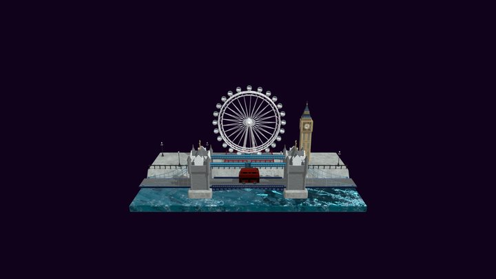 Diorama 3D London 3D Model