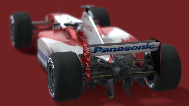 2002 Toyota TF102 – Modello 3D gratuito STL