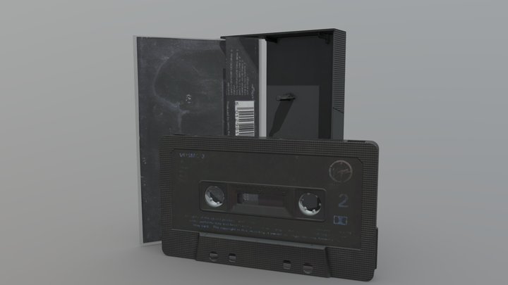Compact Cassette L Kravitz - Mama Said 3D Model
